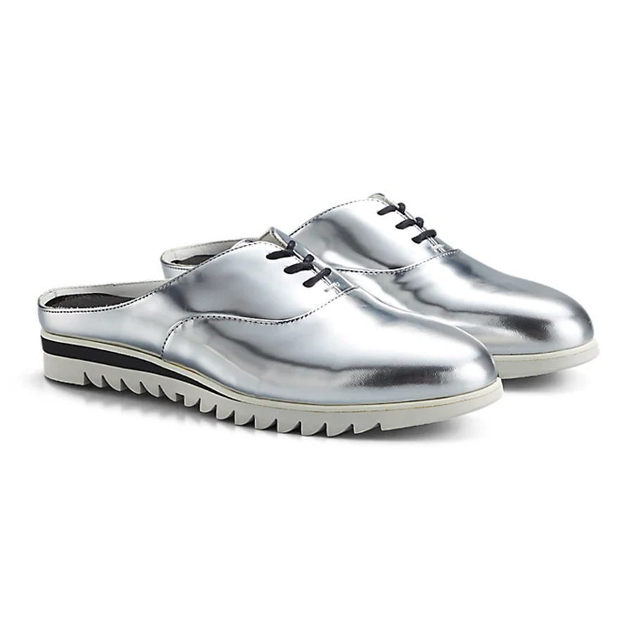 Giay Onitsuka Tiger OXFORD SABOT "SILVER" 1182A246-020