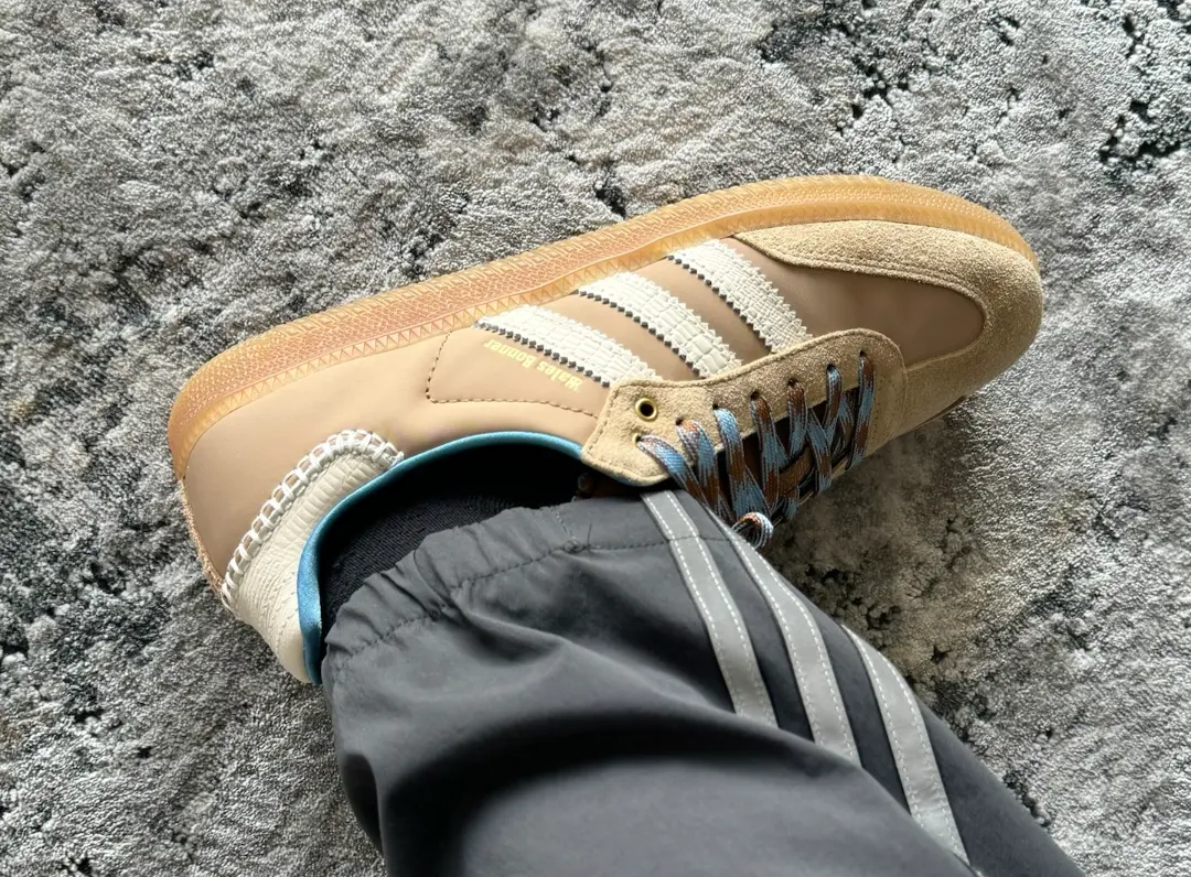 Giay Adidas Samba x Wales Bonner 'Desert White' IH3261