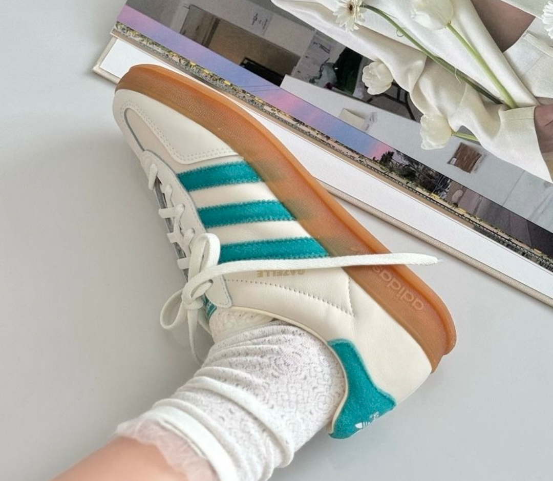 Giay Adidas Gazelle Indoor 'Chalk Turquoise' JI2583