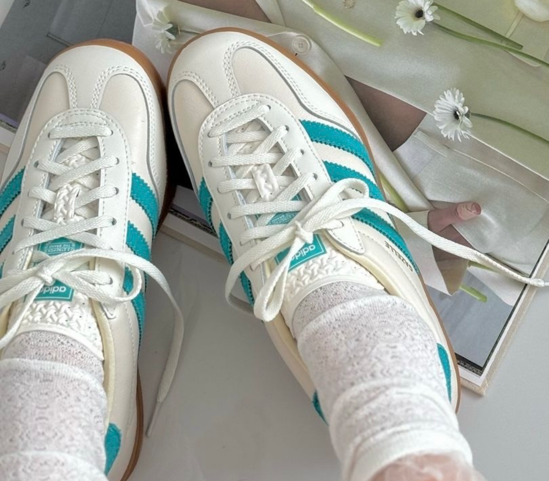 Giay Adidas Gazelle Indoor 'Chalk Turquoise' JI2583