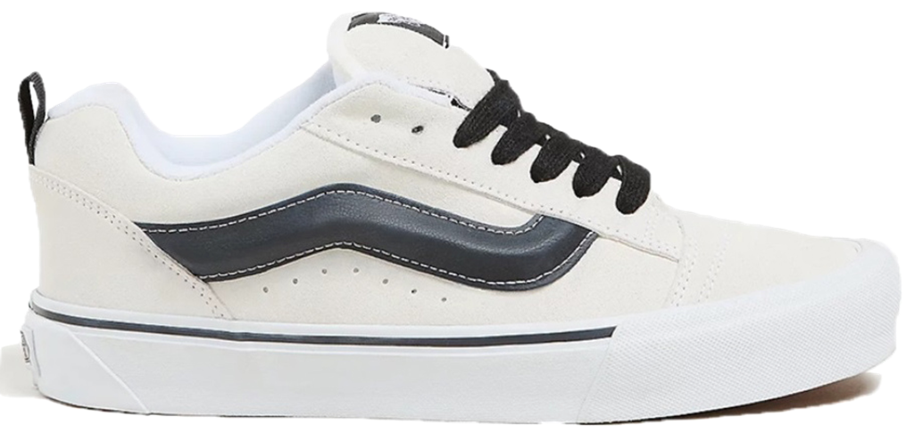 Giay Vans Knu Skool Suede 'White Black' VN0009QCYB2