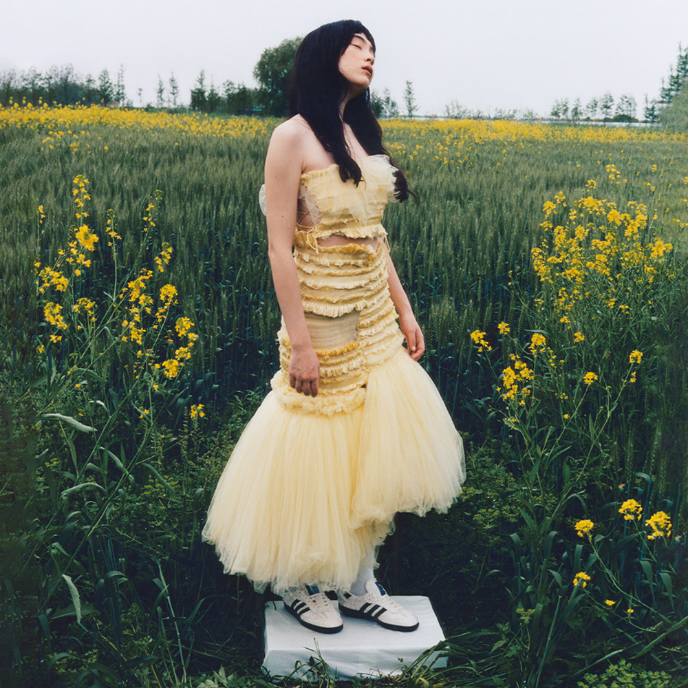 Giay Adidas Samba x Caroline Hu x CLOT 'Reverie Off White' JQ4748