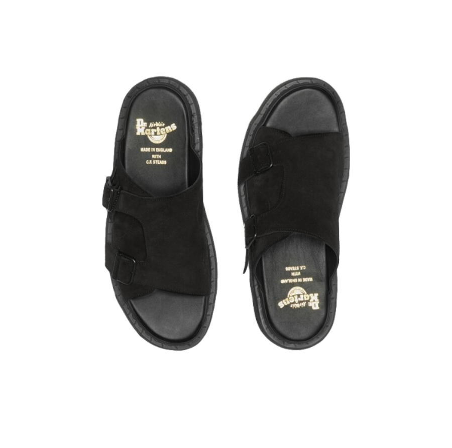 Dep Dr.Martens Dayne Made in England Suede 'Black' 27498001