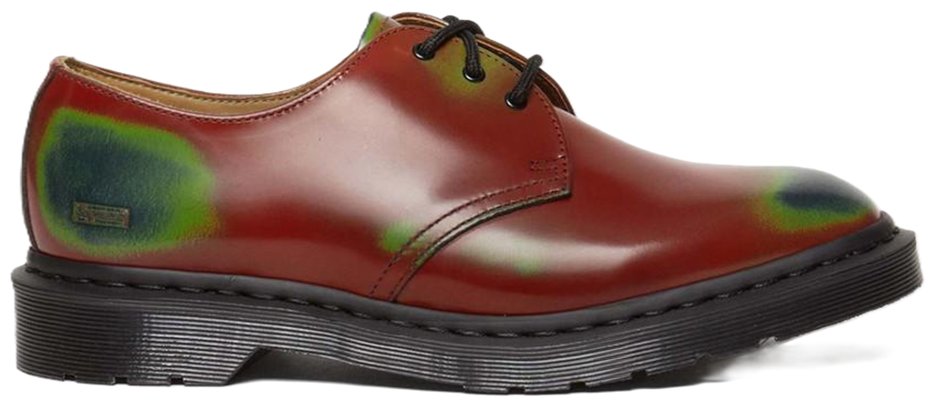 Giay Dr.Martens 1461 Supreme Rub Off Leather Oxford 'Red' 32127640