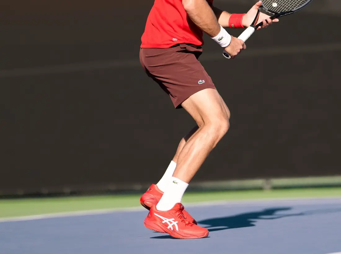 Alternative view of Giày Asics Court FF 3 Novak 'Cranberry' 1041A361-962