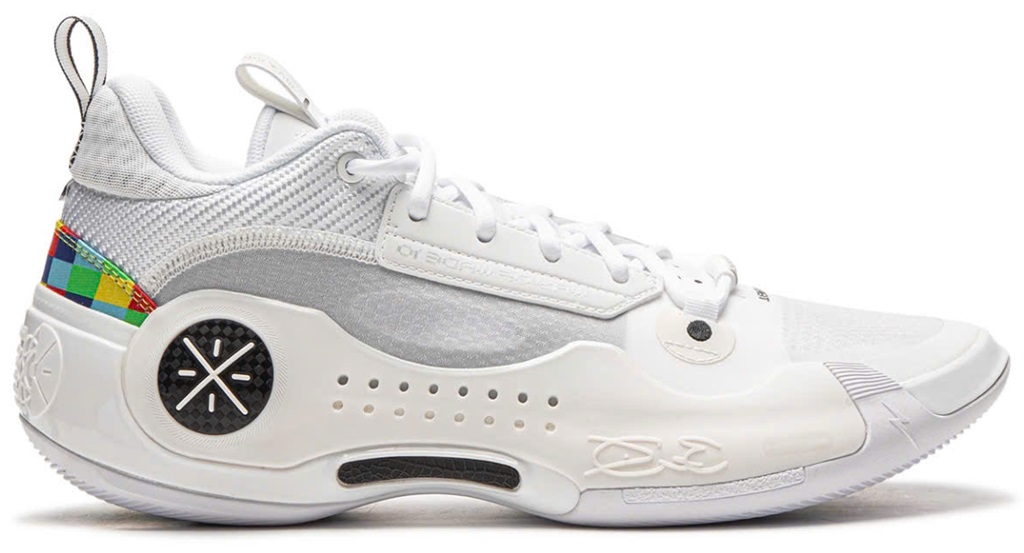 Giay Li-Ning Way of Wade 10 'White Rainbow' ABAS083-12