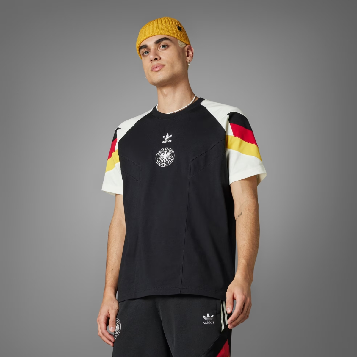 Áo Adidas Germany Originals T-Shirt 'Black' IY7052 - Ảnh 8
