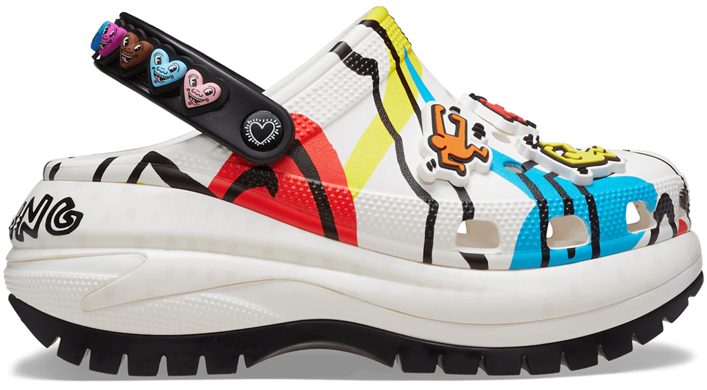 Dep Crocs Classic Mega Crush Clog 'Keith Haring' 209822-001