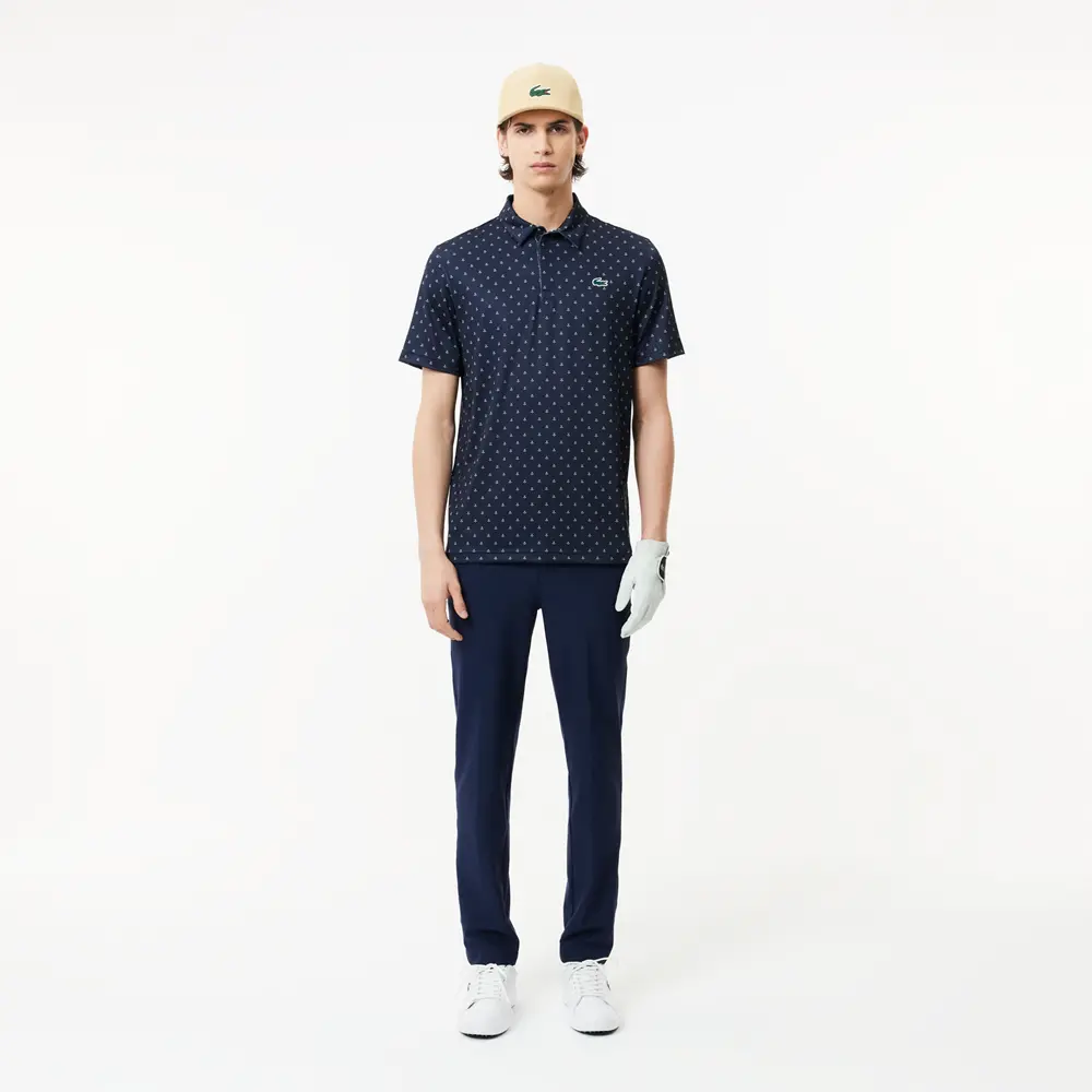 Ao Lacoste Anti-UV Printed Golf 'Blue' DH5175-51-525
