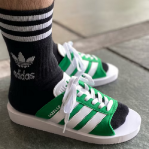 Dep Adidas Gazelle Beach Slides 'Green' JQ7426