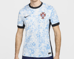 Ao Nike Portugal 2024 Away Jersey 'White Blue' FJ4274-133