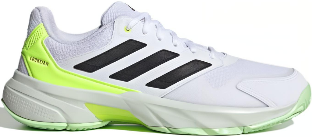Giay Adidas CourtJam Control 3 'White Lucid Lemon' IF0459
