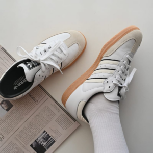 Giay Adidas Samba OG 'Double White Black Gum' ID1480