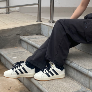 Giay Adidas Superstar XLG 'Cream Black Gum' ID5698