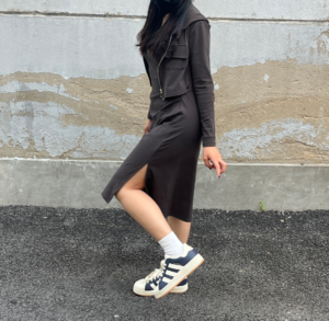 Giay Adidas Superstar XLG 'Night Indigo Cream White' ID5699