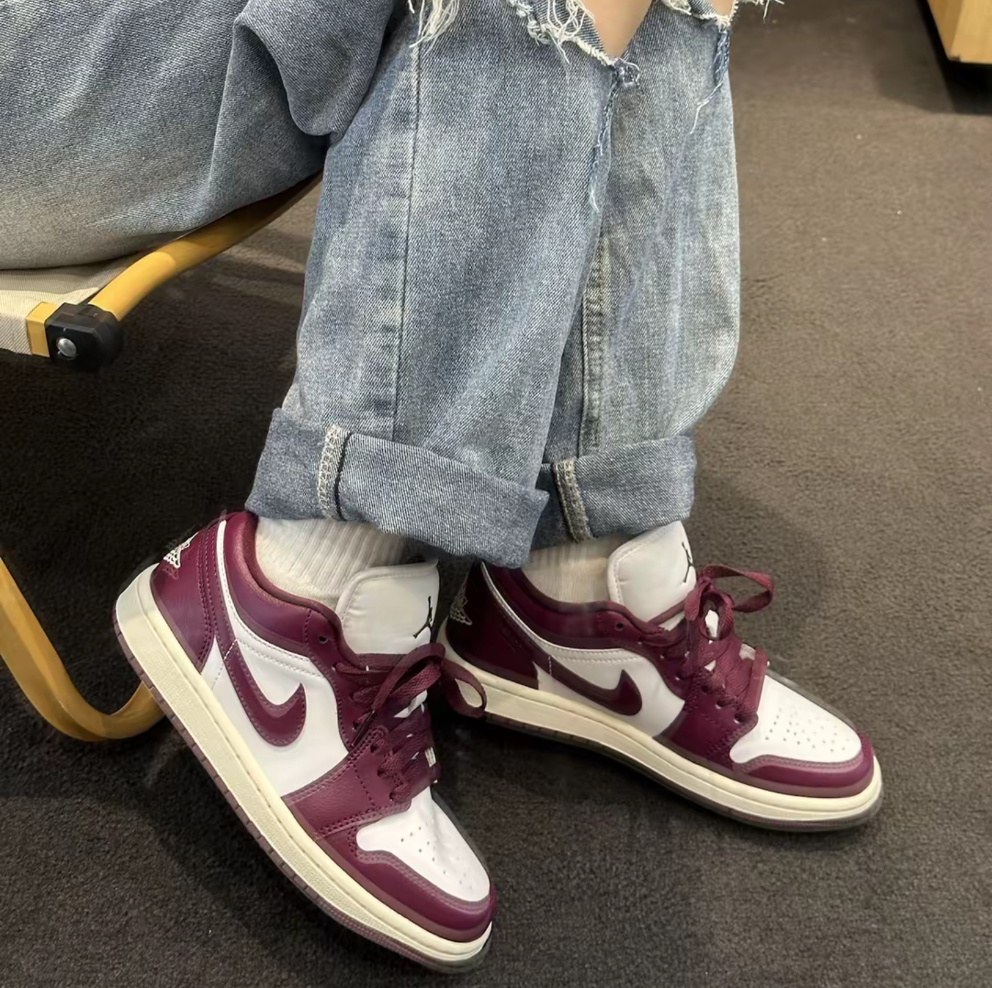 Giay Nike Air Jordan 1 Low 'Fireberry' DC0774-161