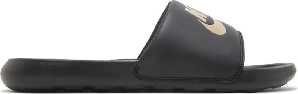 Dep Nike Victori One Slide 'Black Metallic Gold' CN9675-006