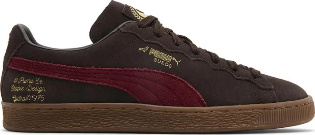 Giay Puma Suede x Jeff Staple 'Gidra Dark Chocolate' 393543-01