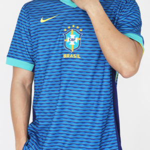 Ao Nike Brazil CBF 2024 Away Jersey 'Blue' FJ4283-458
