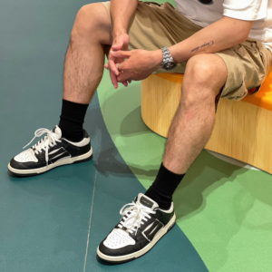 Giay Amiri Skel Top Low 'Black White' PF22MFS003-004