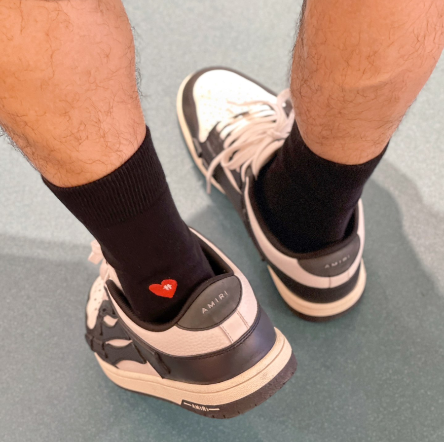 Giay Amiri Skel Top Low 'Black White' PF22MFS003-004