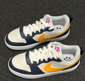 Giay Nike Court Borough Low Recraft 'White Navy Gold' HJ3482-071