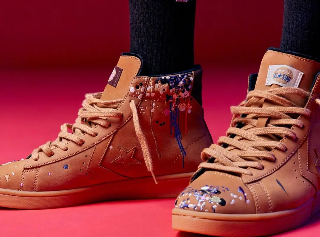 Giay Converse Pro Leather High x Bandulu 'Paint Splatter' 169908C