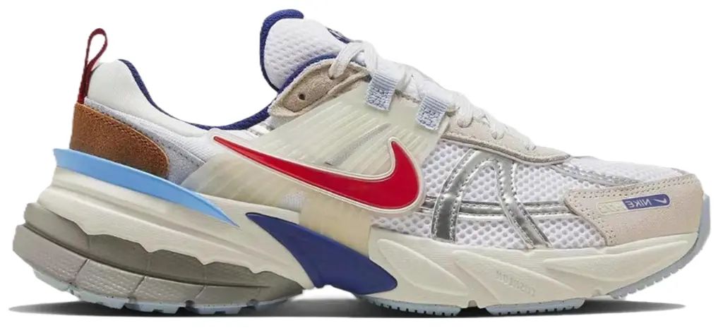 Giay Nike V2K Run 'Metallic Silver Gym Red' HF5724-061