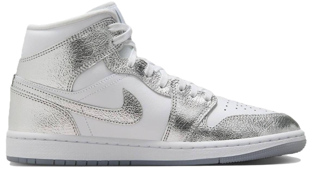 Giay Nike Air Jordan 1 Mid SE 'Metallic Silver' FN5031-100