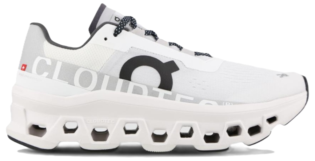 Giay On Running Cloudmonster 'White Black' 61-98433