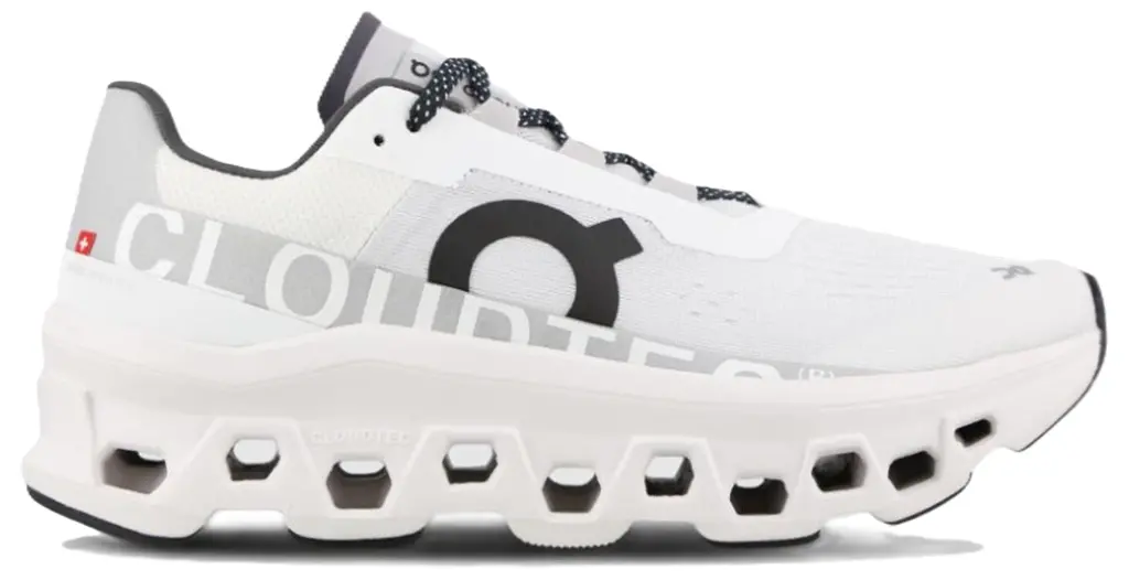 Giay On Running Cloudmonster 'White Black' 61-98433