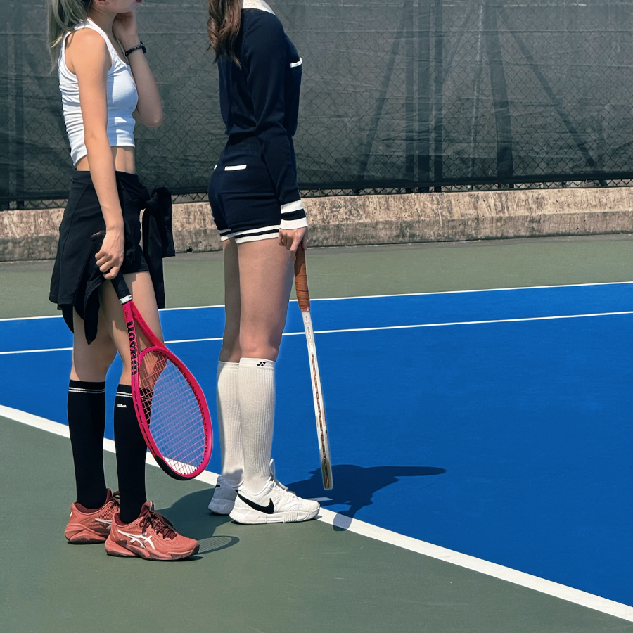 Alternative view of Giày Asics Court FF 3 'Light Garnet' 1042A220-600