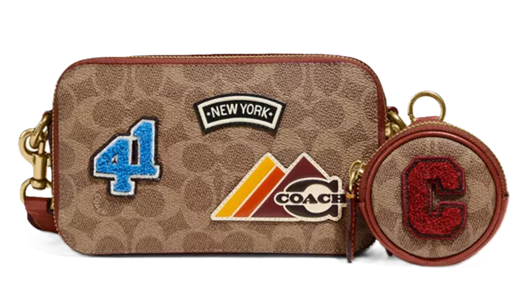 Tui Coach Charter Slim Crossbody In Signature 'Brown' C6744-OGT