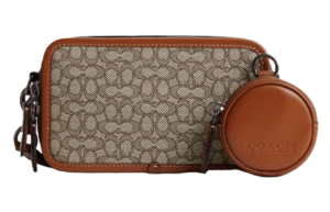 Tui Coach Charter Slim Crossbody In Micro 'Brown' CM372-URC
