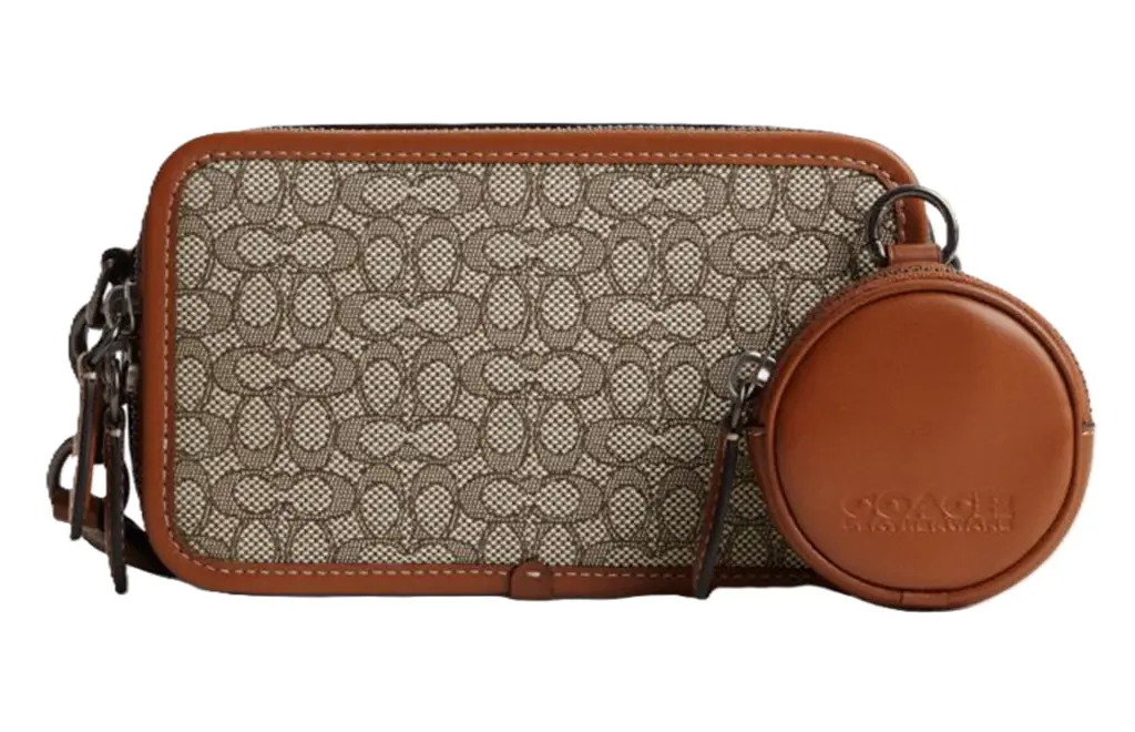 Tui Coach Charter Slim Crossbody In Micro 'Brown' CM372-URC