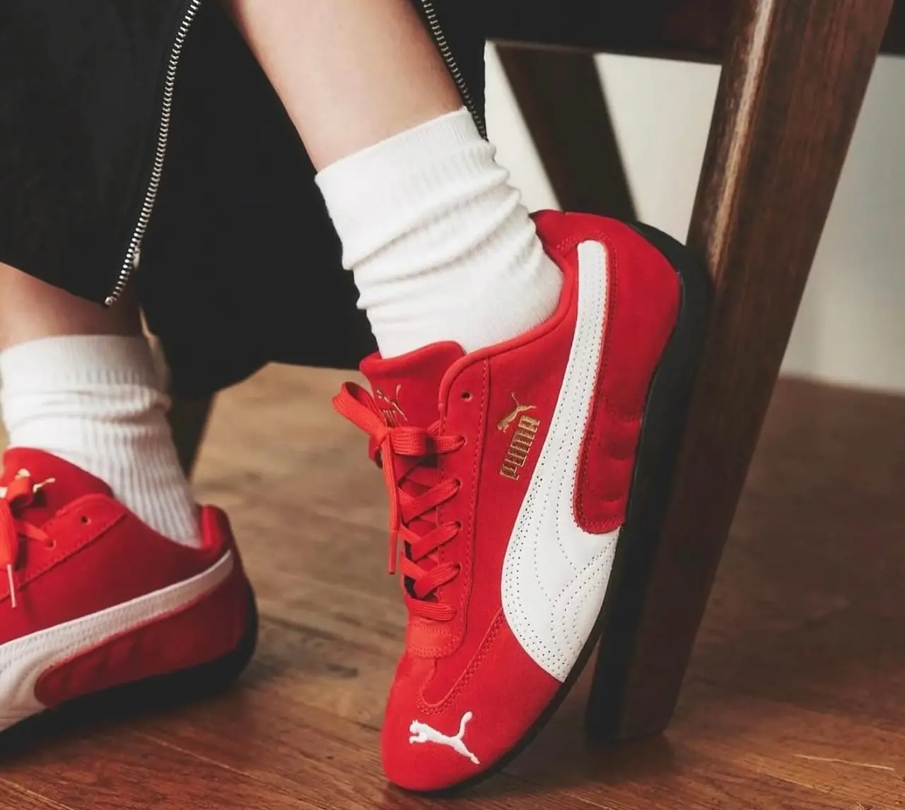 Alternative view of Giày Puma Speedcat OG 'Red White' 398846-02