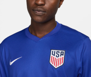 Ao Nike USA 2024 Away Jersey 'Blue' FJ4277-417