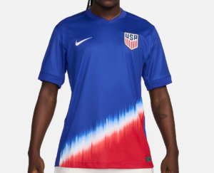 Ao Nike USA 2024 Away Jersey 'Blue' FJ4277-417