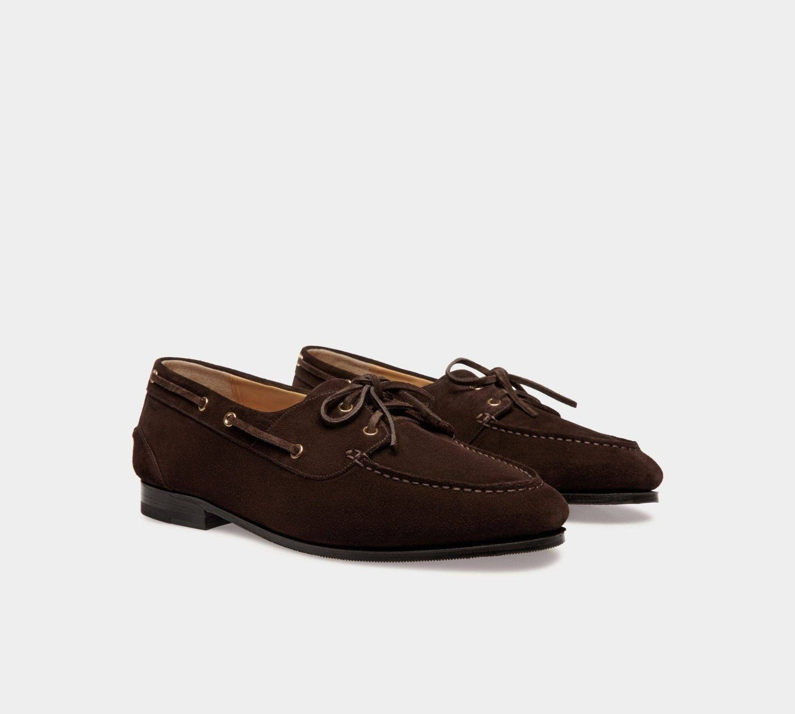 Giay Bally Plume Moccasin 'Brown' 6308343