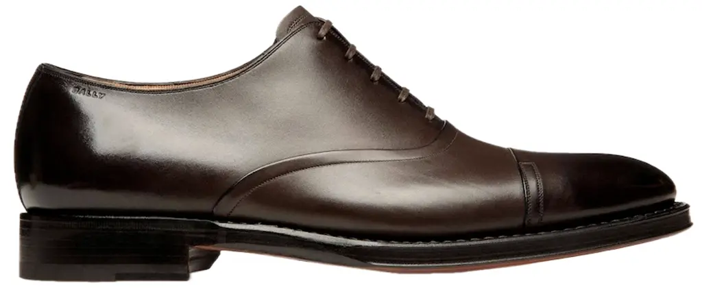 Giay Bally Scribe Un Oxford 'Ebony' 6308231