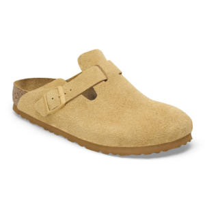 Dep Birkenstock Boston Suede Leather 'Latte Cream' 1027752