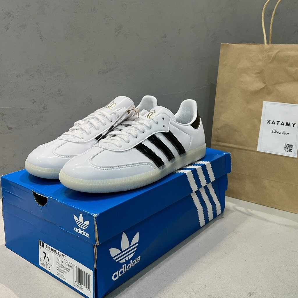 Giay Adidas Samba x Jason Dill 'White Black' IE5158
