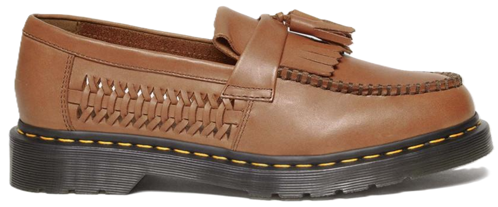 Giay Dr.Martens Adrian Woven Leather Tassel 'Brown' 31621382