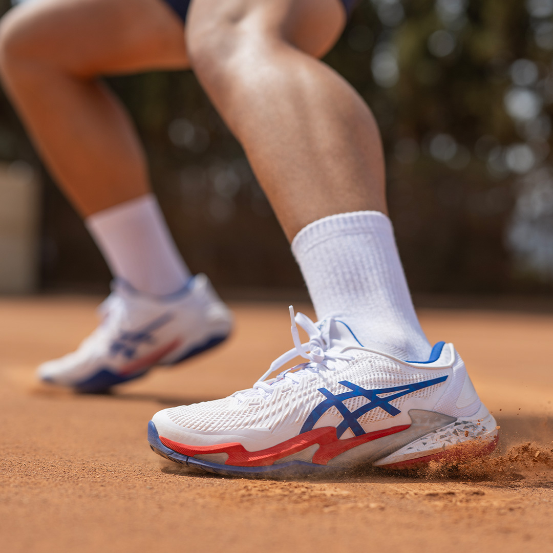 Giày Asics Court FF 3 Novak 'White' 1041A480-100 - Ảnh 4