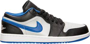 Giay Nike Air Jordan 1 Low 'Black Game Royal' 553558-007