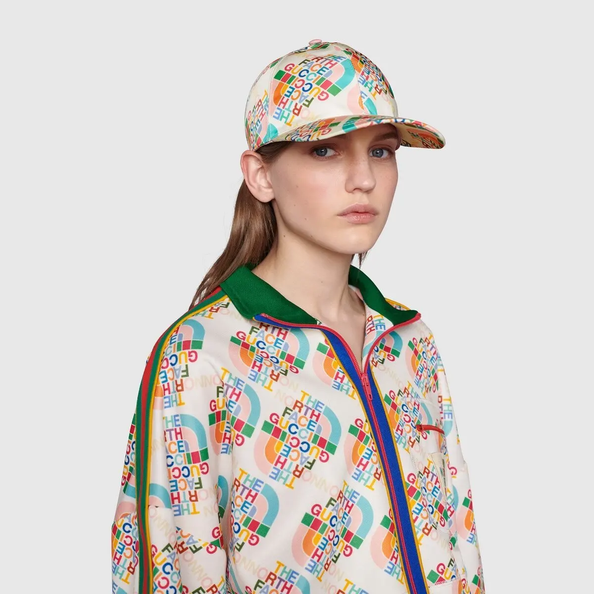 Mu Gucci x North Face Hat Baseball 'Logo' 679808-4HAL7-9172