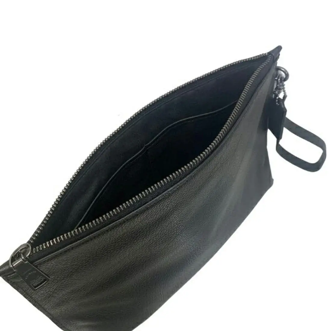 Tui Coach Pebble Leather Second Bag Pouch 'Black' F28614-BLK