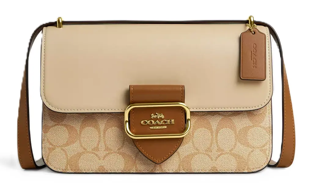 Tui Coach Large Morgan Signature Canvas 'Light Khaki' CR331-IMWQ4