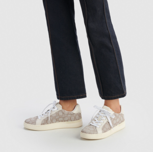 Giay Coach Lowline Low Top Sneaker 'Chalk' G5037-E4V