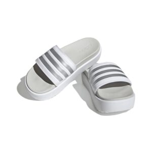 Dep Adidas Adilette Platform 'White Zero Metallic' IE9703